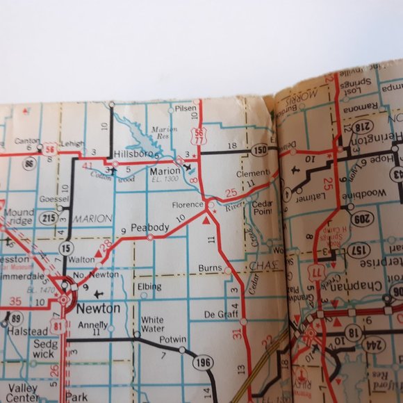 Kansas Official Map Highway Vintage Road Map - Picture 7 of 8